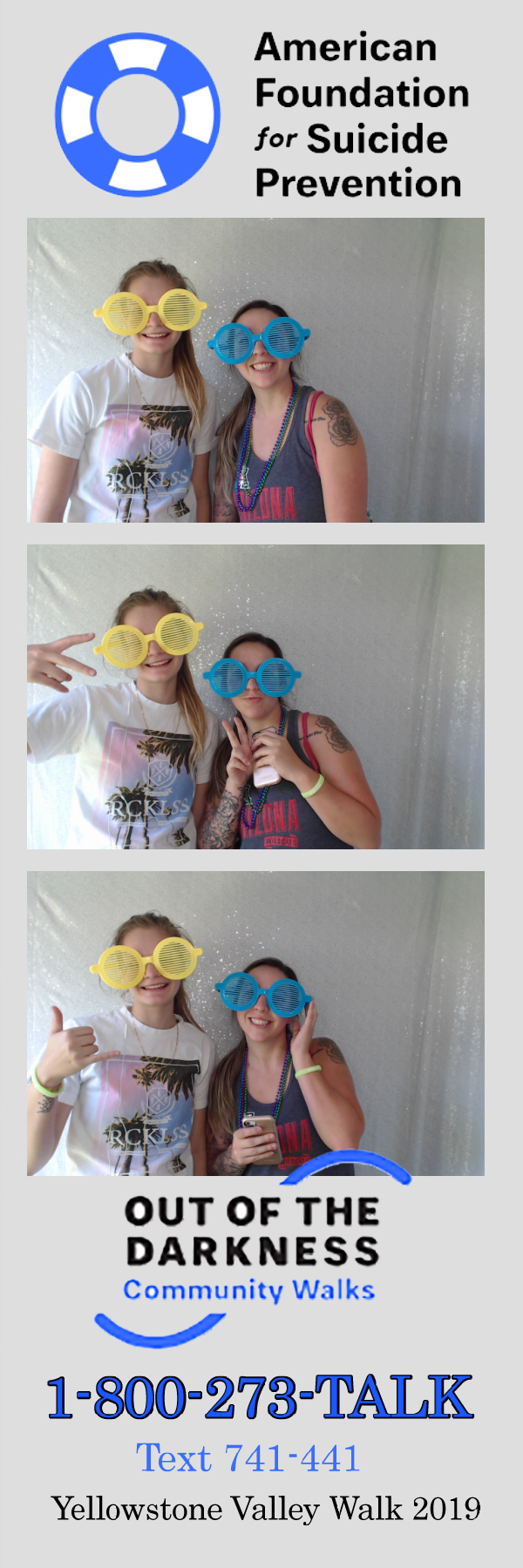 Out of the Darkness Walk 2019 | View more photos from the event at gallery.photoboothbillings.com/u/PhotoBoothBillings/Out-of-the-Darkness-Walk-2019